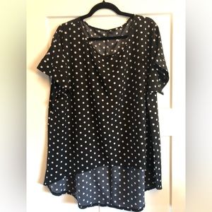 Shein hi-low blouse
